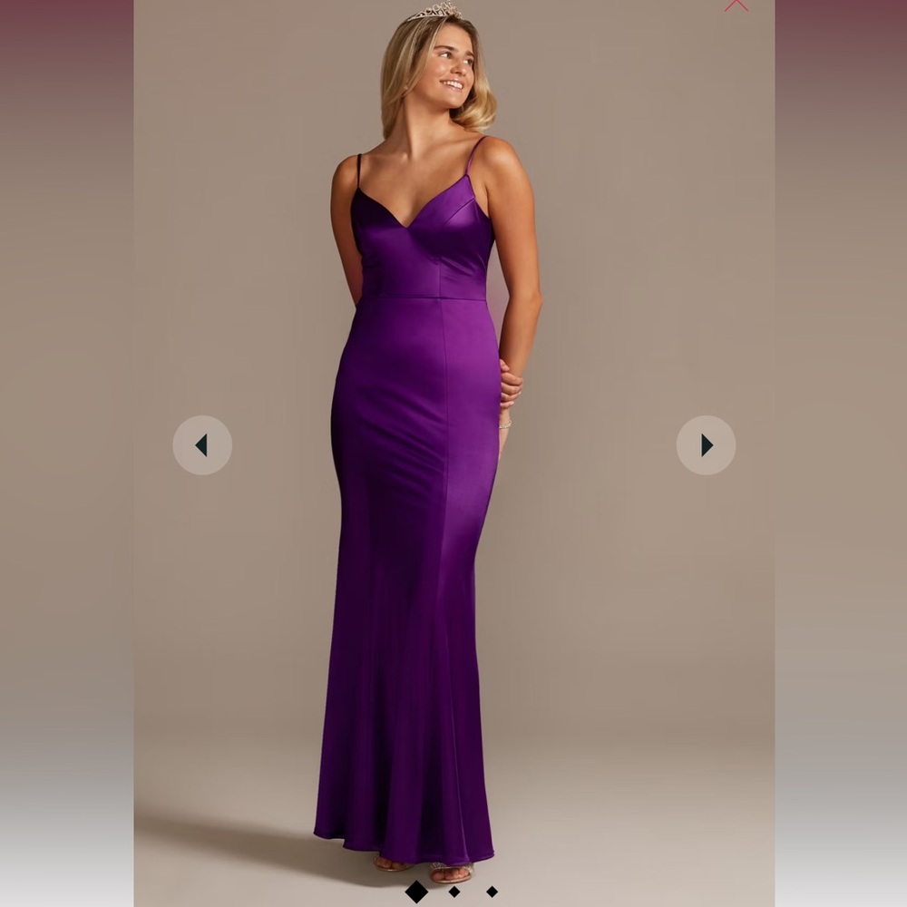 David’s bridal floor length dress